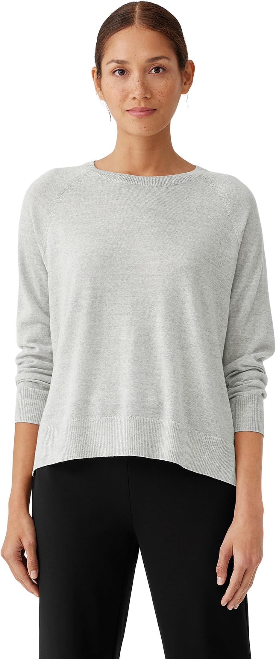 

Свитер Eileen Fisher Raglan Sleeve Pullover, цвет Sea Salt