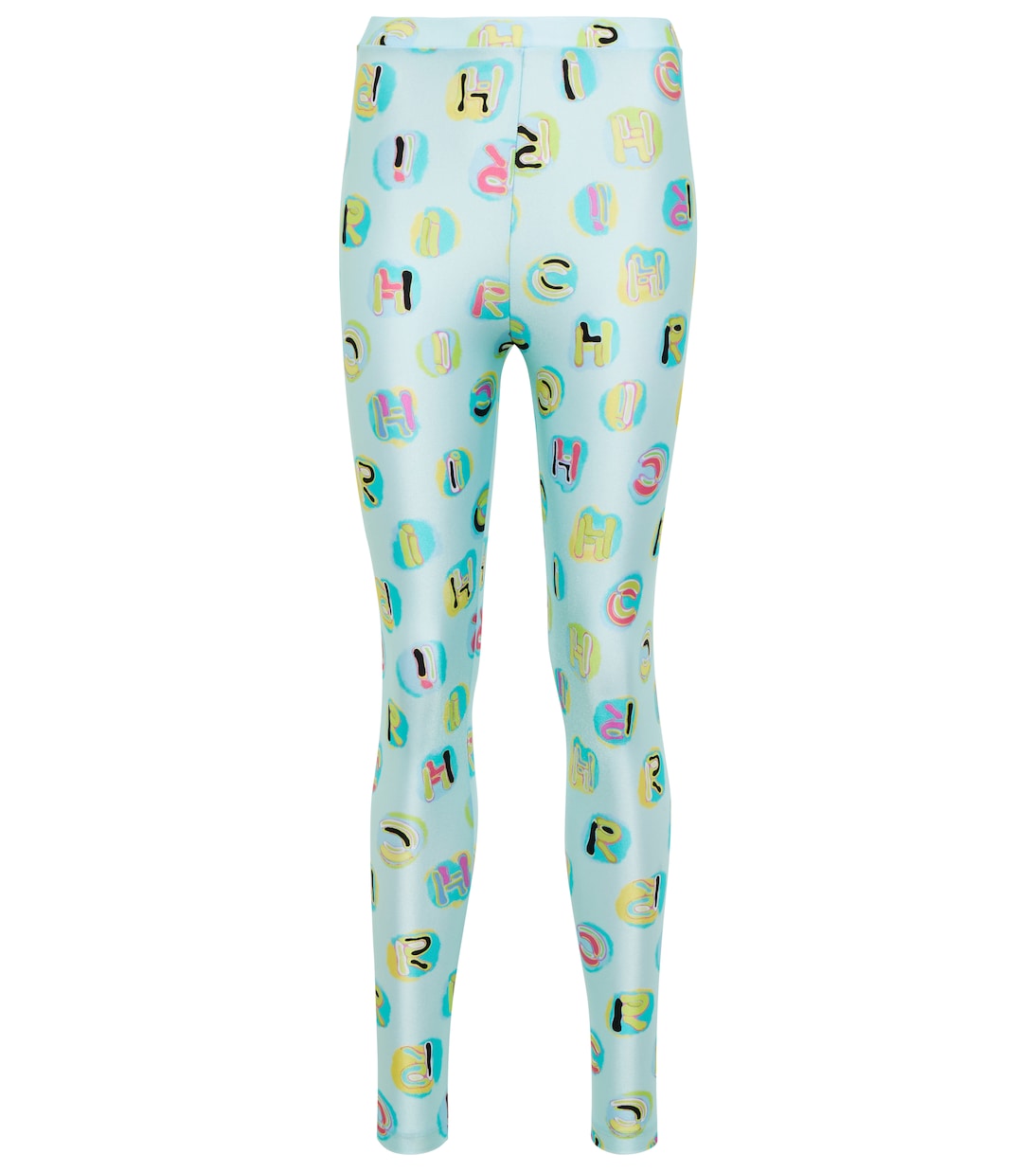 

Леггинсы с принтом Alessandra Rich, Aqua-Multicolor