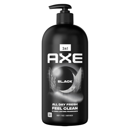 

Гель для душа e с черным дозатором-помпой, 900 мл Axe