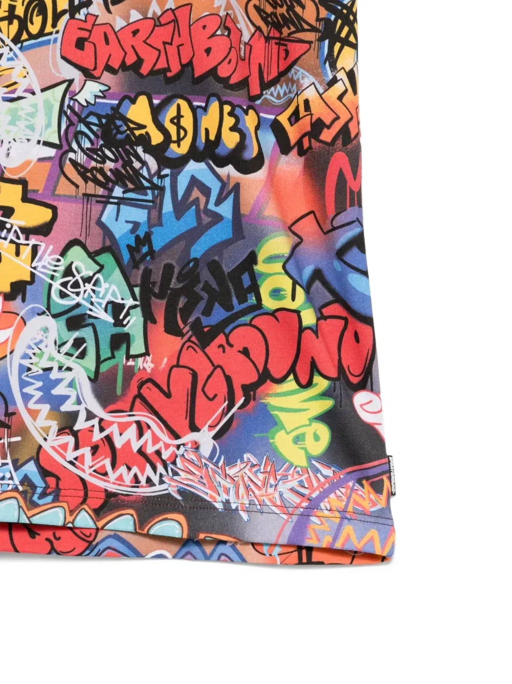 Футболка с принтом граффити Sprayground Kid, коричневый — фото 3