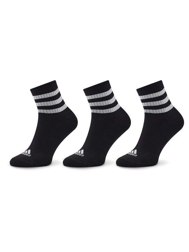 

Носки 3-Stripes Cushioned Sportswear Mid-Cut Socks 3 Pairs adidas, черный