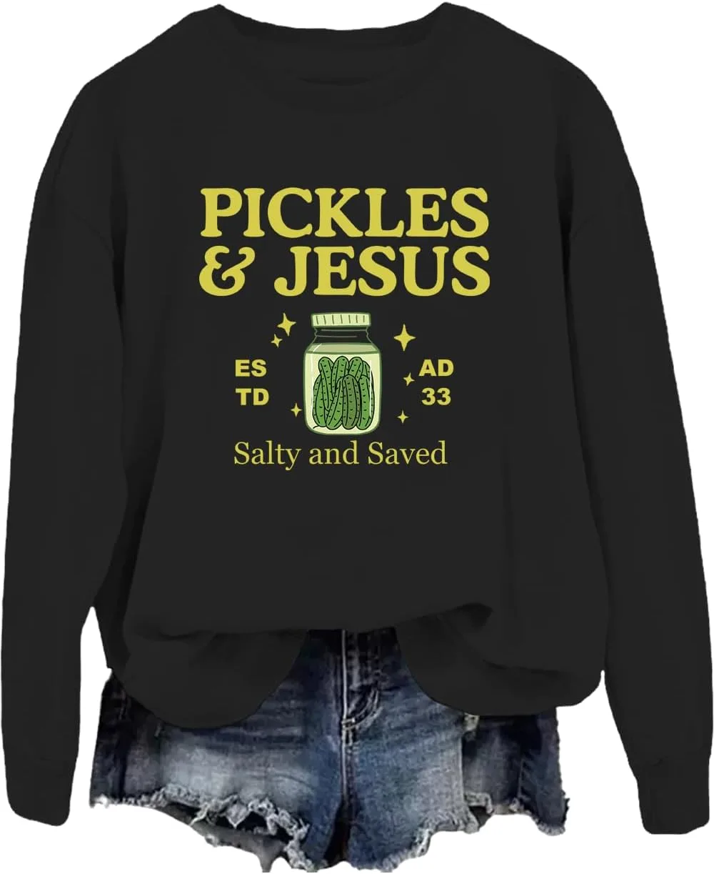 

Толстовка Pickles And Jesus Salty And Saved Phncal