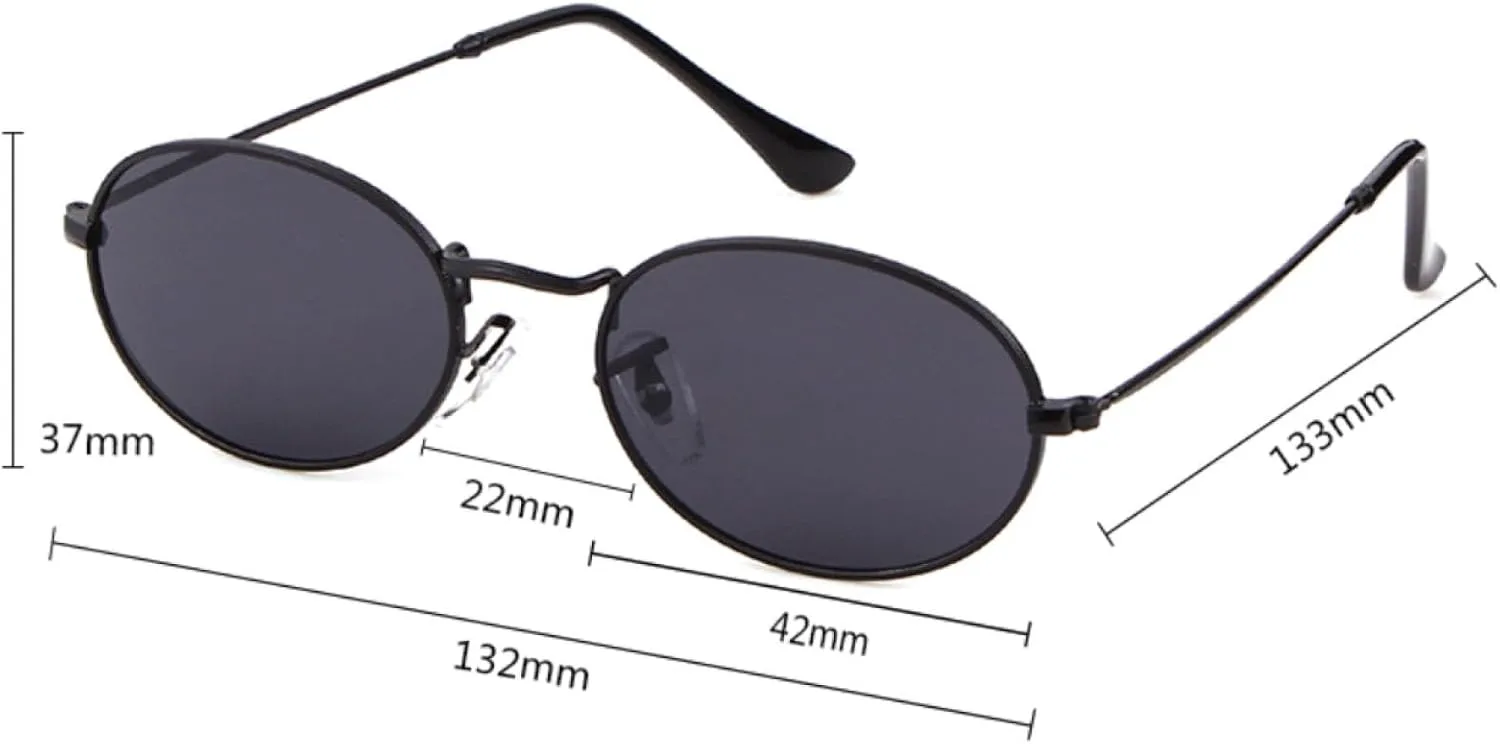 

Ретро маленькие овальные солнцезащитные очки, винтажные солнцезащитные очки для женщин и мужчин, женские очки в стиле 90-х, уличные солнцезащитные очки WNCKSQ, C12