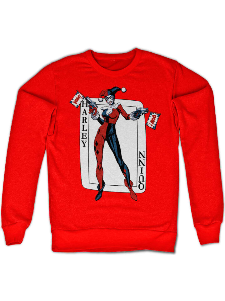 

Пуловер DC Commics Harley Quinn, красный