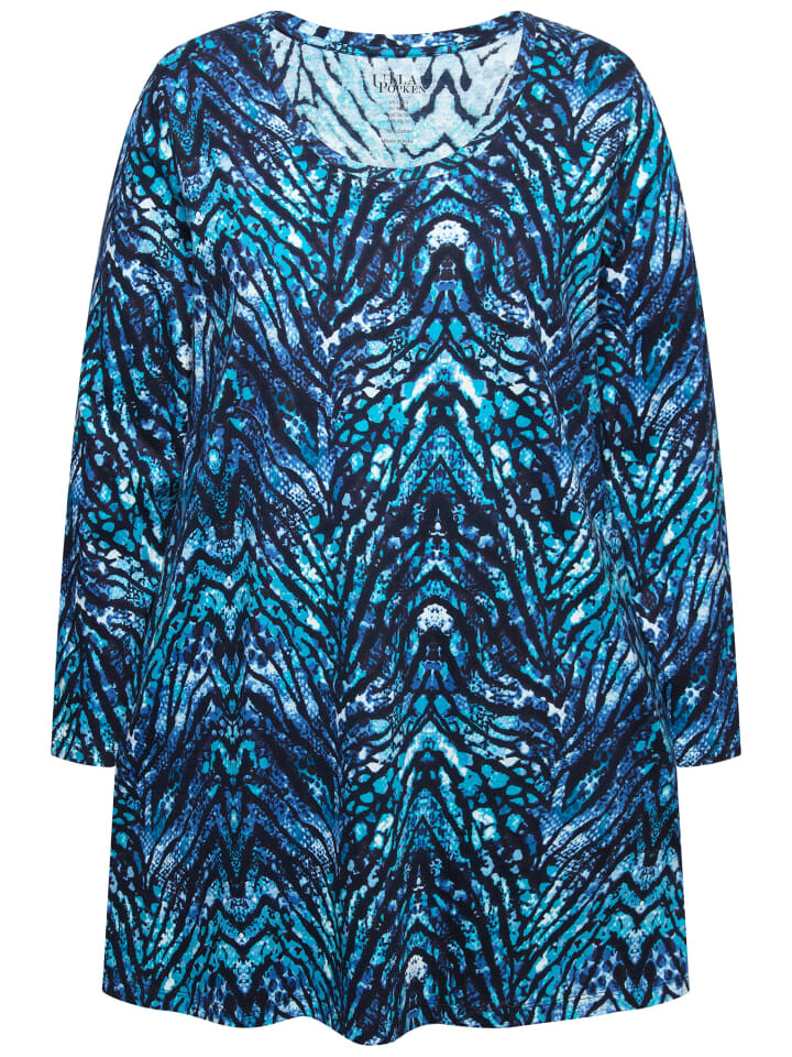 

Футболка Ulla Popken Longshirt, синий