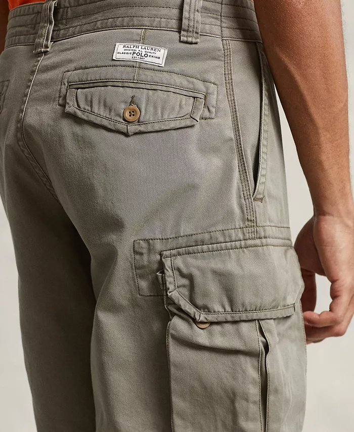 Мужские шорты, 10.5" Classic Gellar Cargos Polo Ralph Lauren, зеленый — фото 4