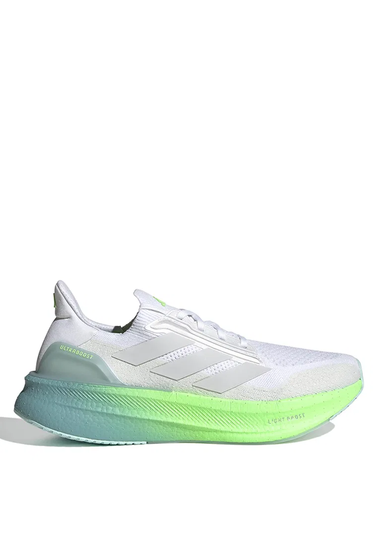 Кроссовки мужские спортивные Ultraboost 5x, Adidas, белый/серый