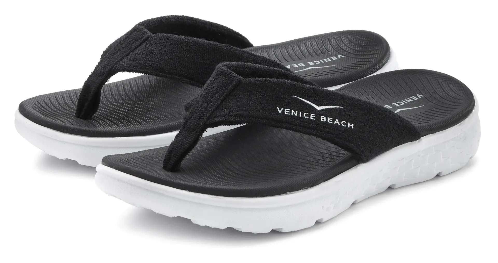 Шлепанцы Venice Beach, сандалии, мюли, сверхлегкие купальные туфли в спортивном ВЕГАНСКОМ стиле, черный