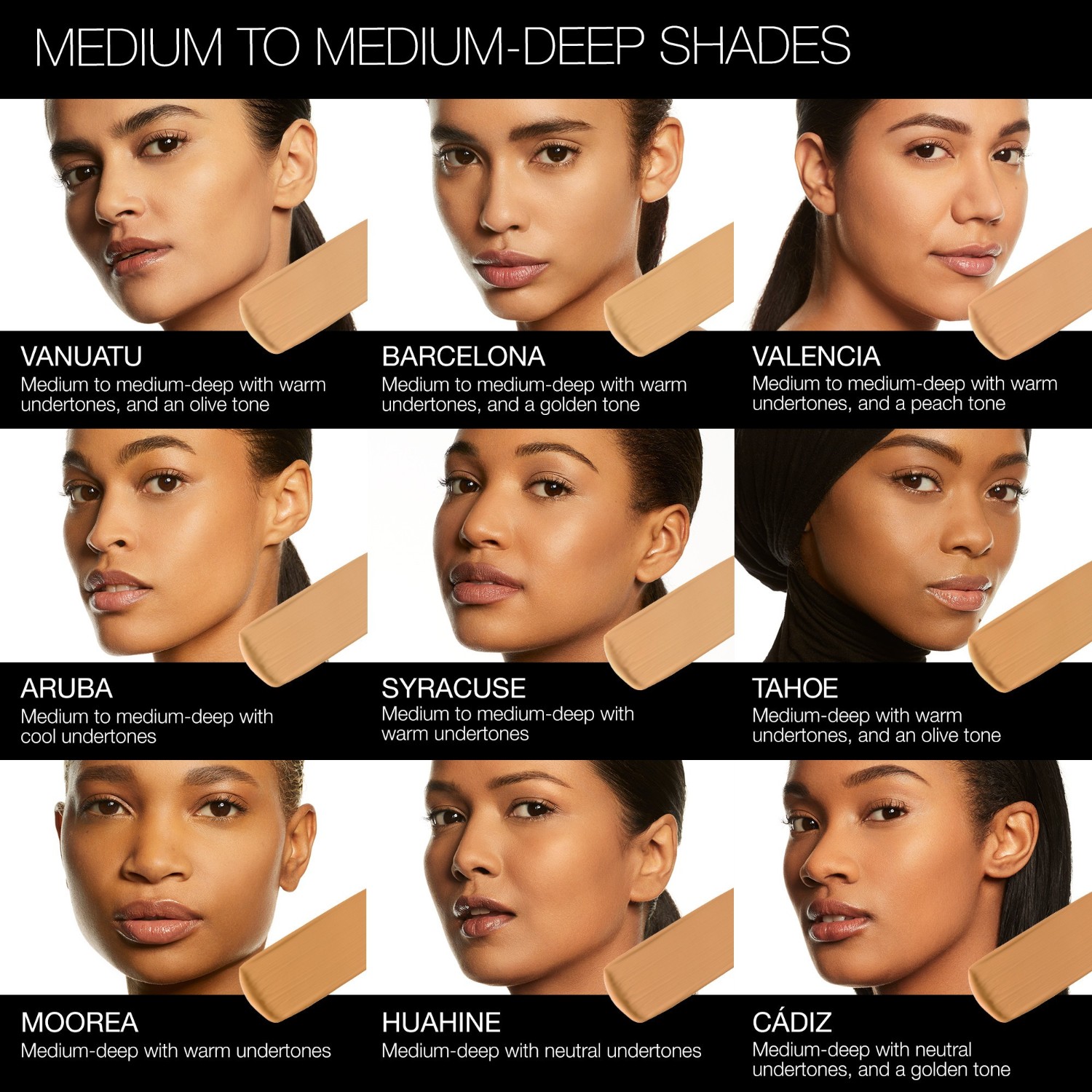 Тональный крем для лица mattitude collection soft matte complete Nars, cadiz, объем 45 мл — фото 4
