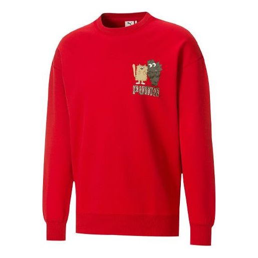 

Худи PUMA x Michael Lau Crossover Printing Round Neck Pullover Red 530358-22