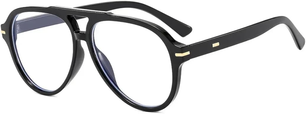 

Солнцезащитные очки с защитой UV400 | Красные, с двойной перемычкой, крупная оправа | для женщин и мужчин, для занятий спортом на открытом воздухе и вождения DSVIGF, Black Clear