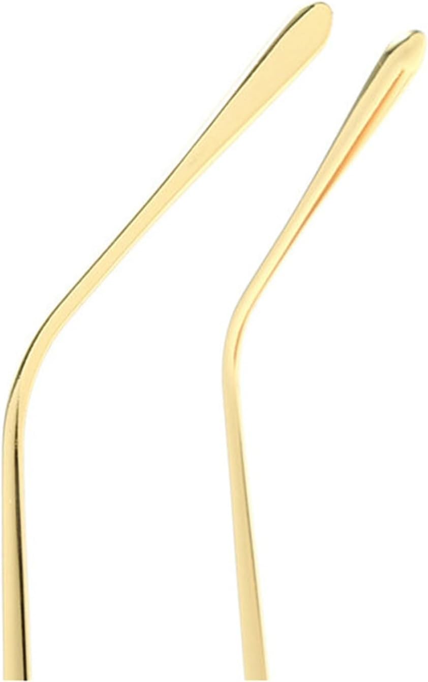 

Willochra Модные солнцезащитные очки-пилот большого размера для женщин и мужчин, ретро-очки без оправы, с двойной перемычкой, черные, с защитой от УФ-излучения UV400, C4