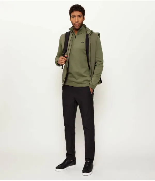 Свитер KN_Ever-X QZ regular fit Boss Green, зеленый — фото 2