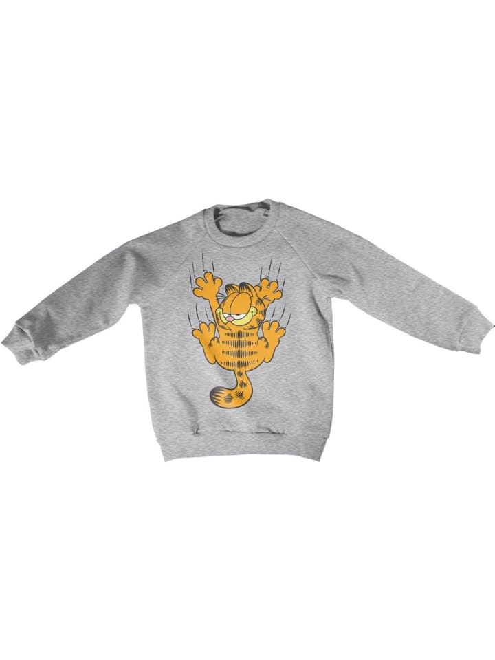 

Детская толстовка "Hanging On Kids Sweatshirt" серого цвета Garfield