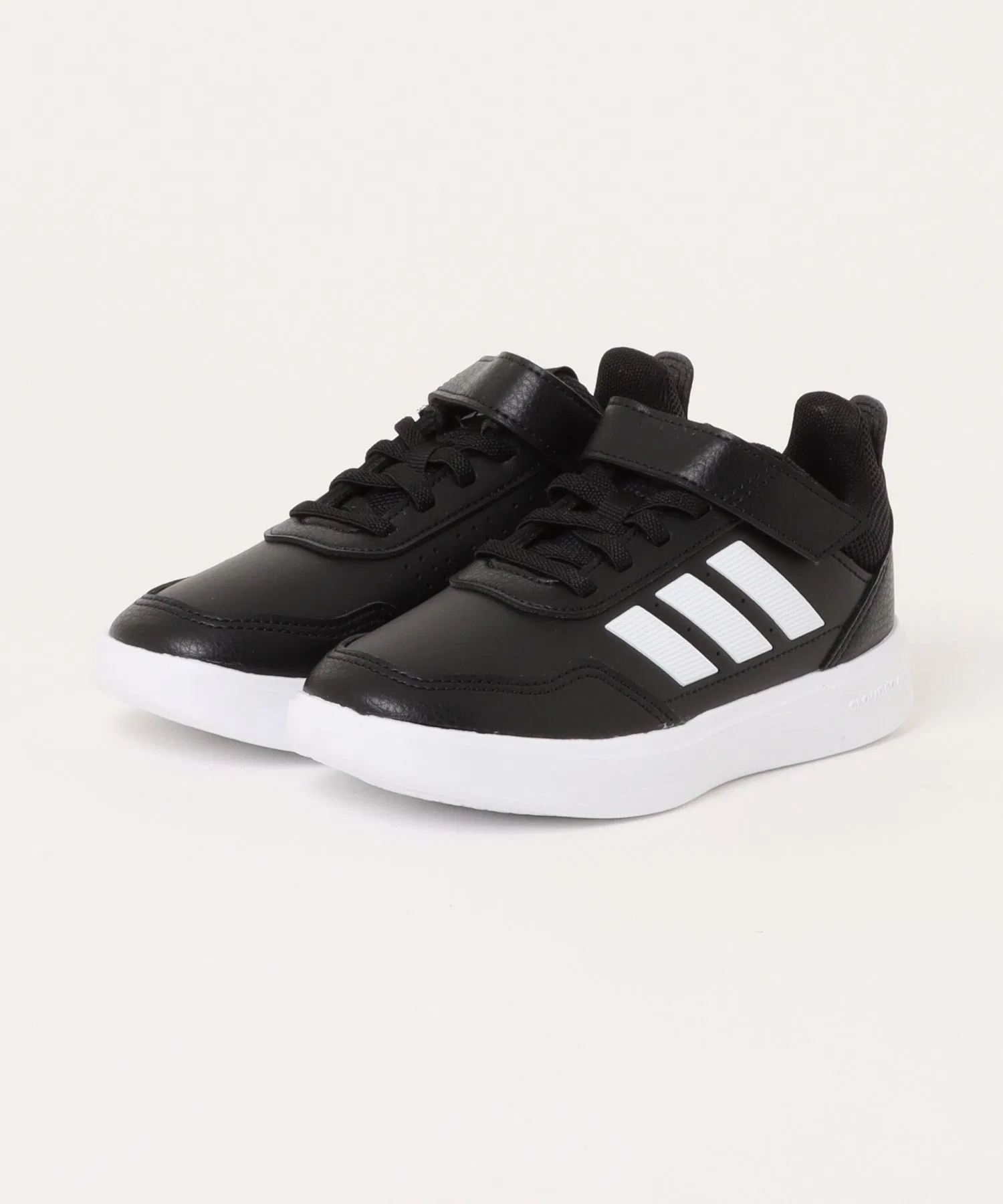 Детские кроссовки adidas Tensaur Sport Lite K чёрные с белым