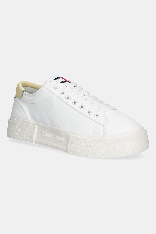 Кроссовки FLATFORM CANVAS SNEAKER Tommy Jeans, белый