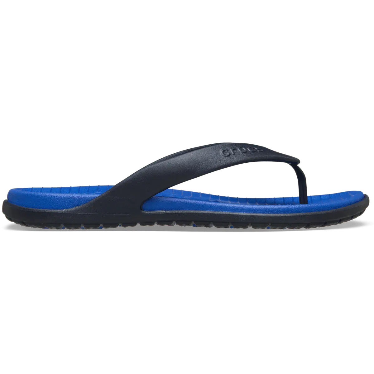 Coast Flip Crocs, Blue Bolt/Deep Navy