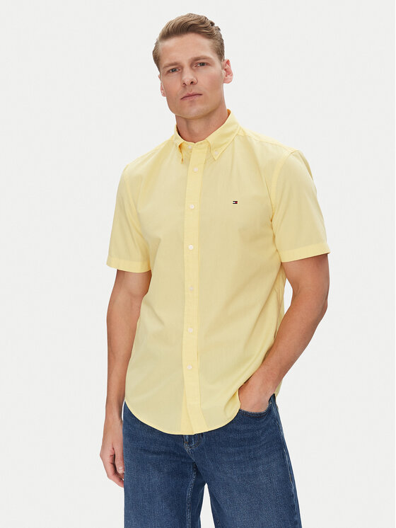 

Рубашка обычного кроя MW0MW37584 Tommy Hilfiger, желтый