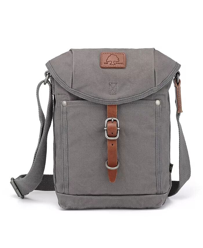 

Сумка через плечо Forest Canvas Flap TSD BRAND, серый