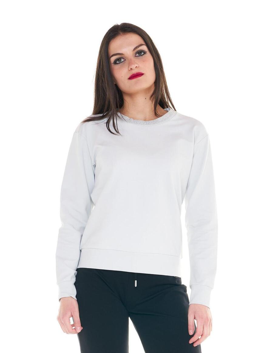 

LEONE 1947 APPAREL Женская толстовка с круглым вырезом Cristal Shine