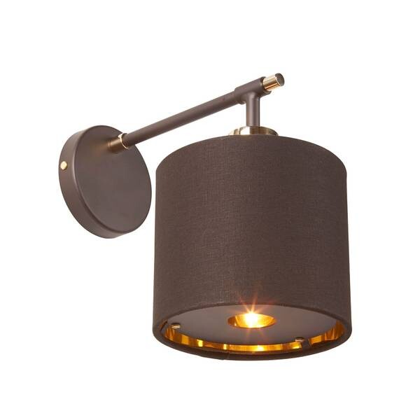 

Настенный светильник Licht-Erlebnisse CIRCULAR цвет braun/gold/messing poliert