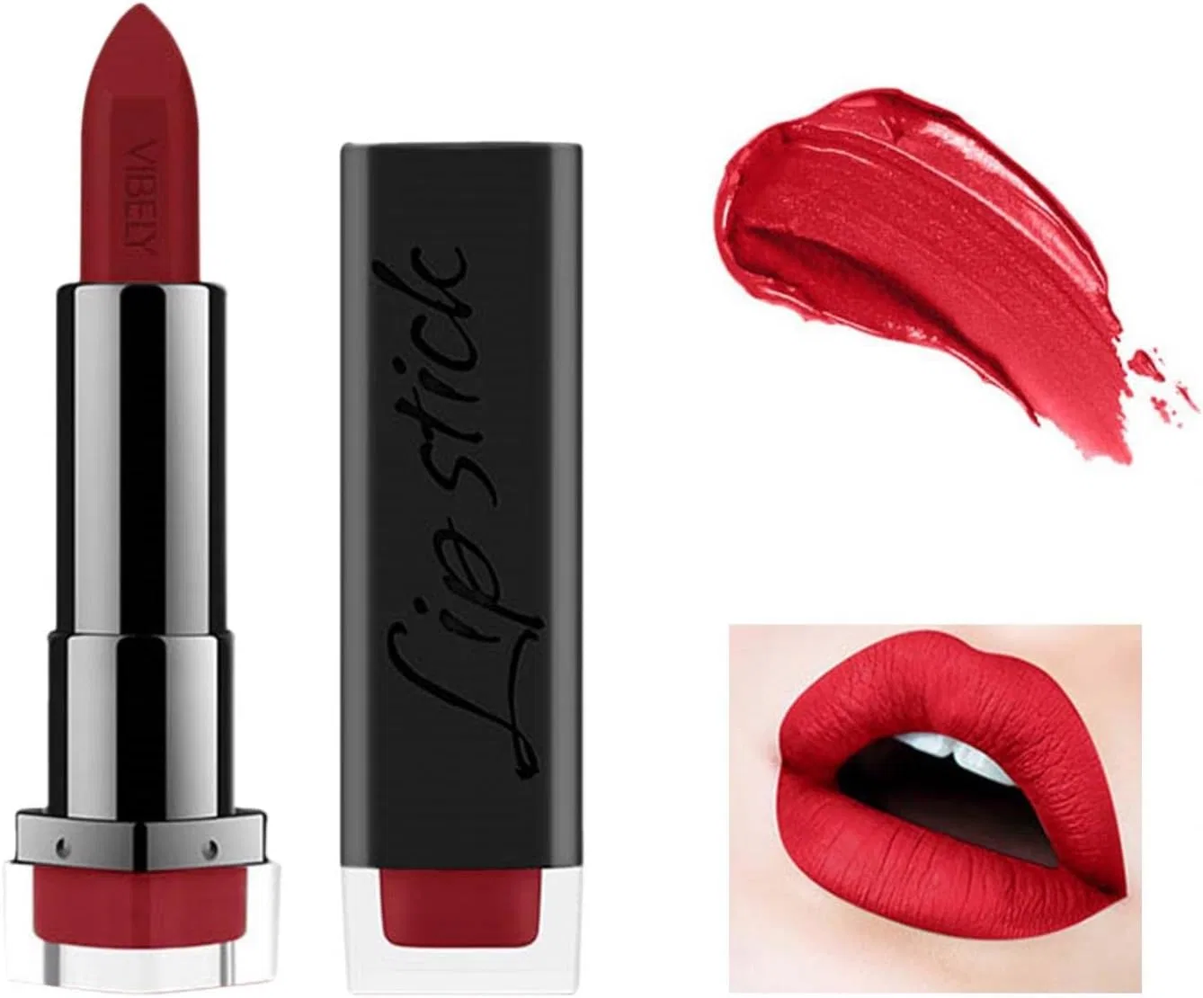 Матовая помада Foreted Color Lip Velvet, красная
