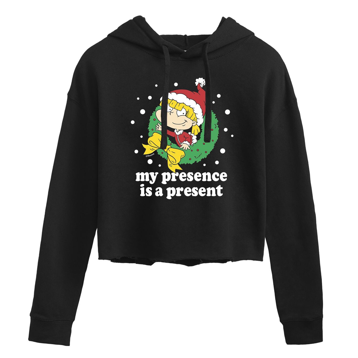 

Укороченное худи Juniors' Rugrats Christmas Angelica Licensed Character
