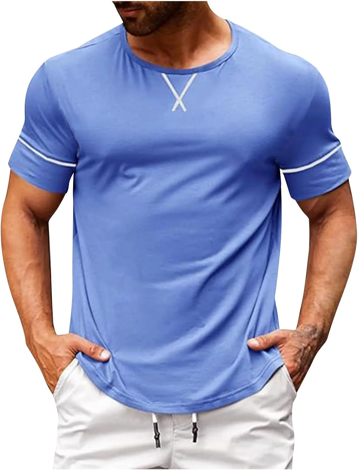 

Мужская футболка с коротким рукавом Slim Fit Stretch