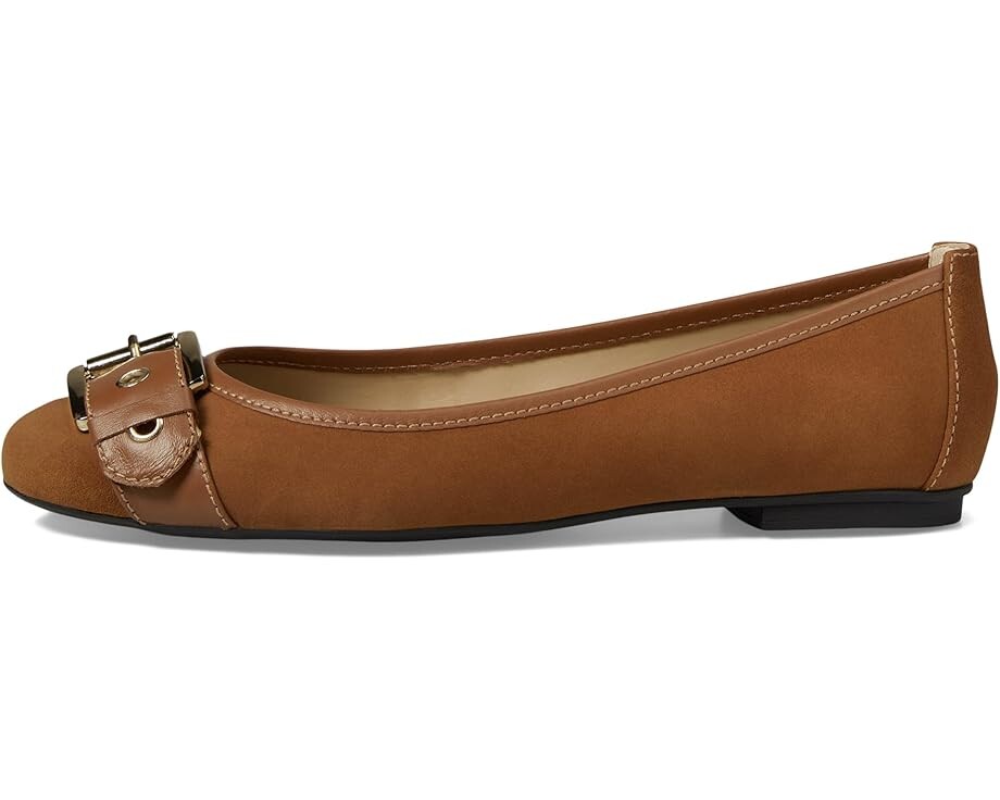 Туфли на плоской подошве French Sole Ditto, цвет Cognac Suede — фото 4