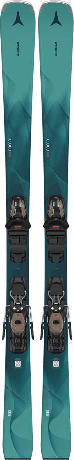 

Горные лыжи женские Atomic Cloud Q8 с M 10 GW, Black/Sand, Черный, Горные лыжи женские Atomic Cloud Q8 с M 10 GW, Black/Sand