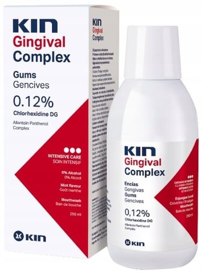 

Жидкость для полоскания рта, 250 мл KIN, Gingival Complex, KIN Gingival