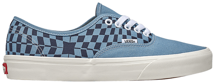 

Кроссовки Vans Authentic 'Color Theory - Warp Check Blue', синий