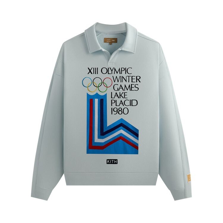 

Пуловер Kith For Olympics Heritage Nelson Collared Pullover Fade, зеленый