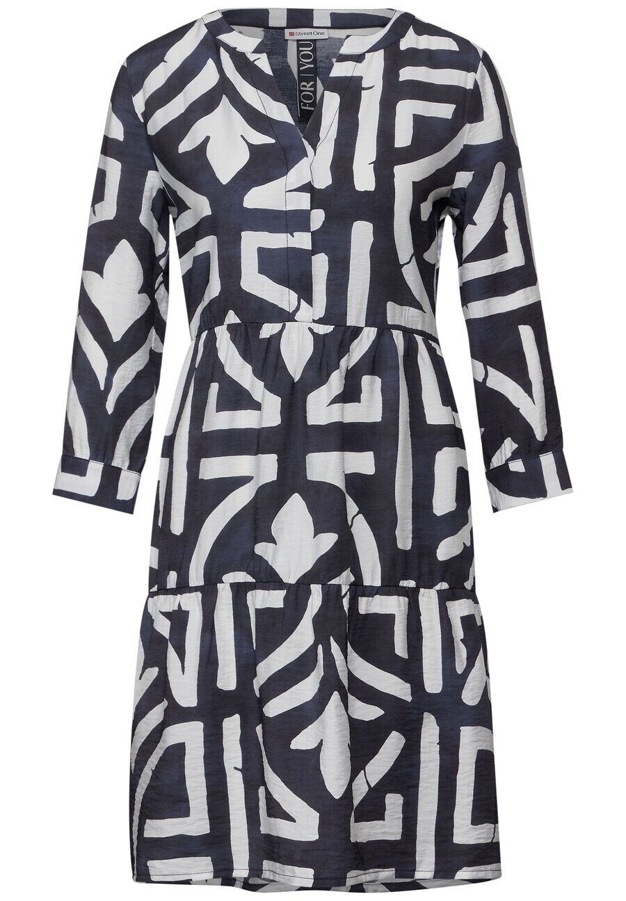 

Мини платье STREET ONE Dress, темно-синий