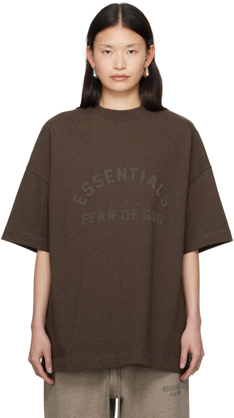 

Футболка Fear of God EENTIAL Brown Bonded Fear of God ESSENTIALS