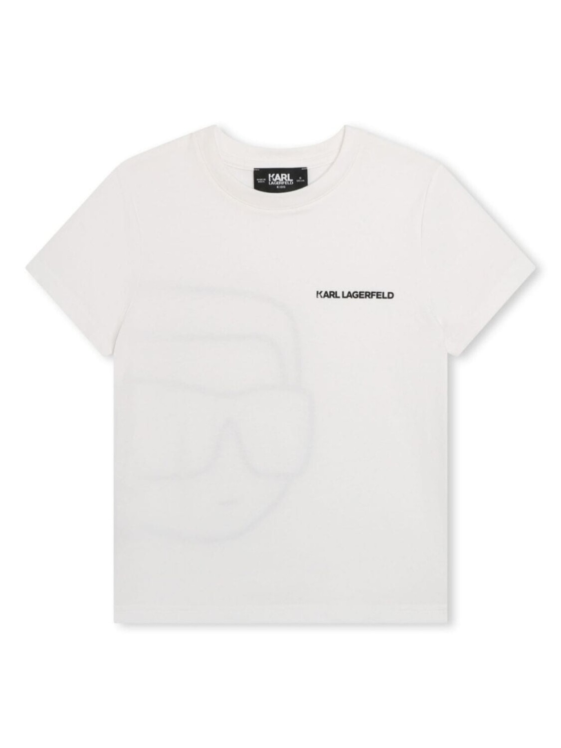 

Karl Lagerfeld Kids футболка Ikonik из органического хлопка, белый