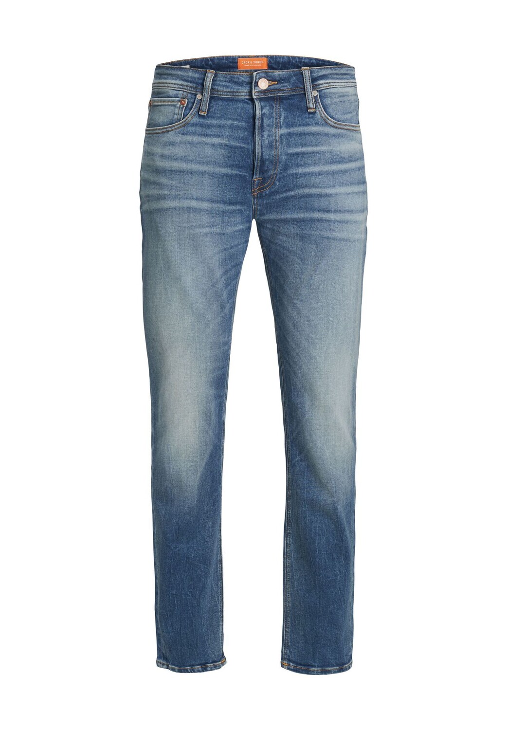 

Джинсы, 5 карманов, поношенные, мужские Jack & Jones, цвет Blue Denim
