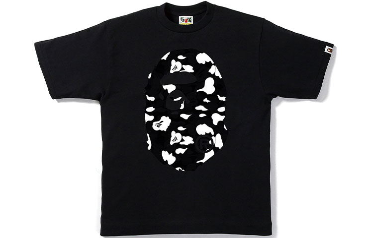 

Футболка Ape Head Series для мужчин A Bathing Ape, белый/синий