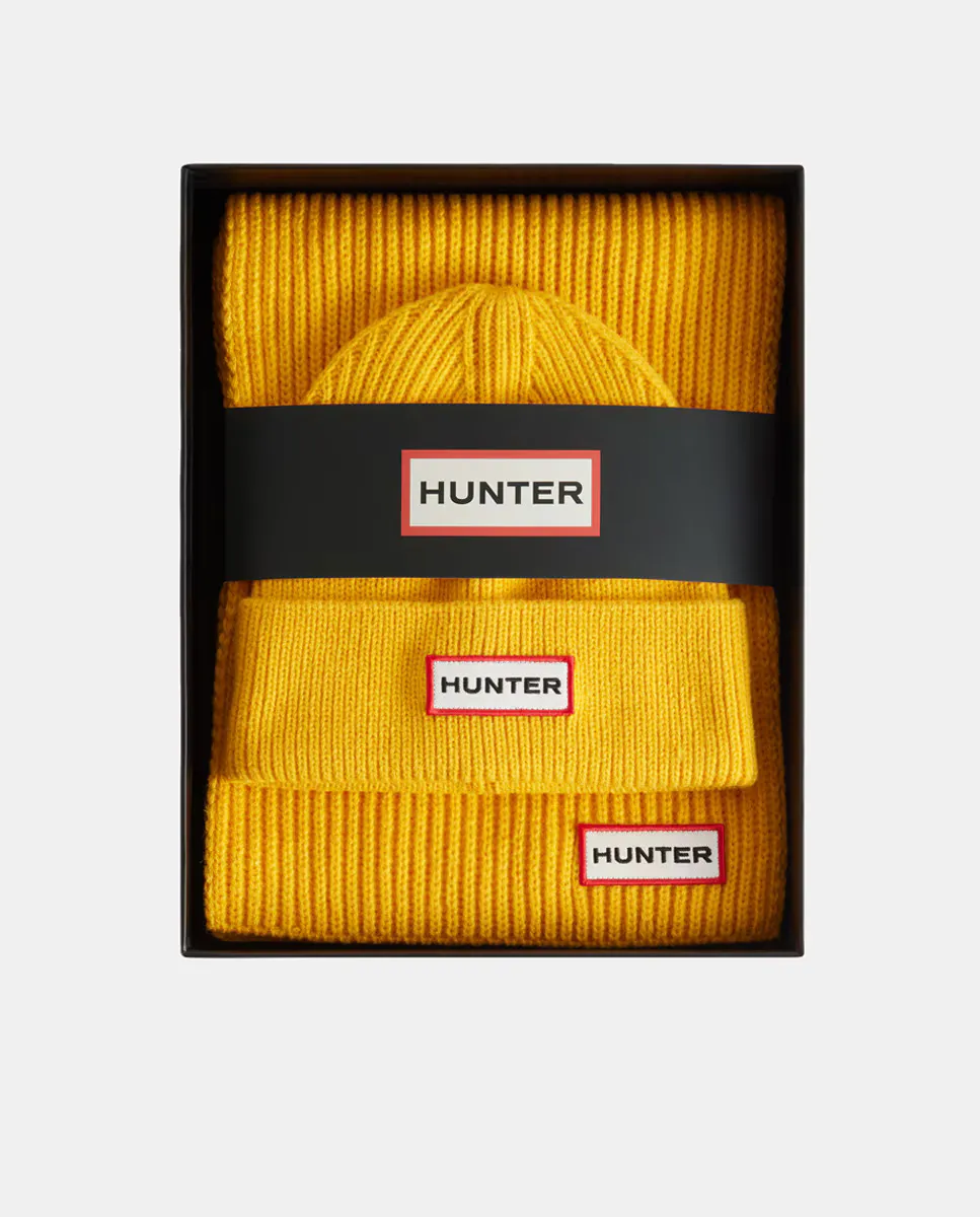 

Комплект шапок и шарфов Jura Boxet Hunter, жёлтый