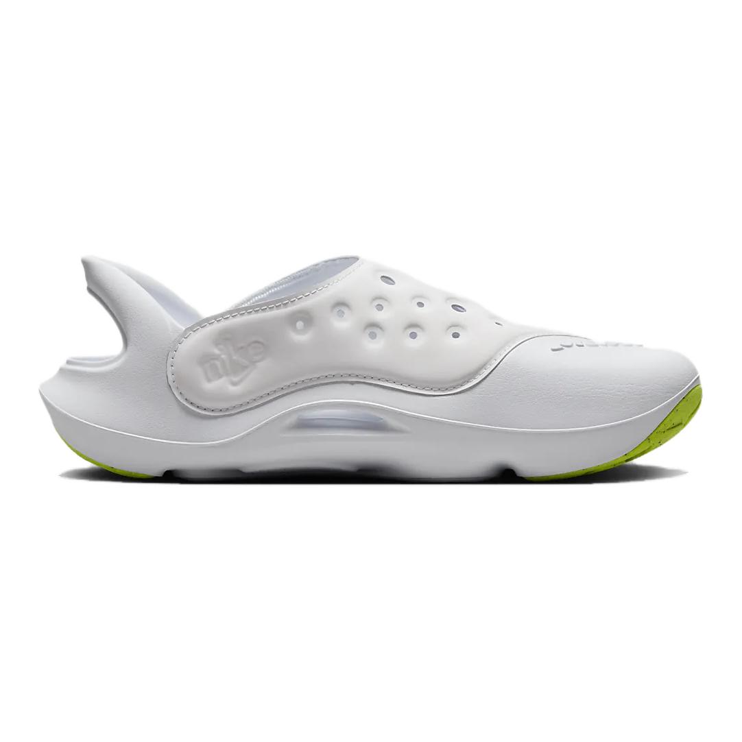 Nike Детские сандалии Aqua Swoosh с низким верхом, устойчивые к истиранию, белые — фото 2