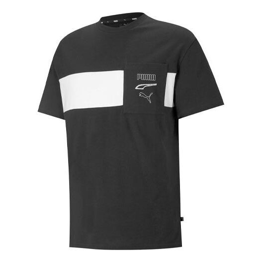 

Футболка rebel mens crew neck short sleeve t-shirt 'black' Puma, черный