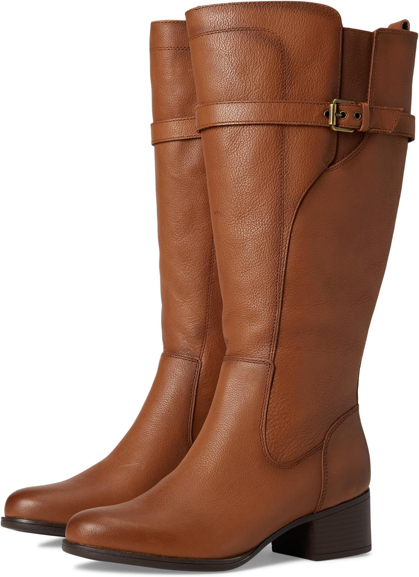 Ботинки Naturalizer Women's Kenna Wide Calf Knee High Boots, English Tea Leather