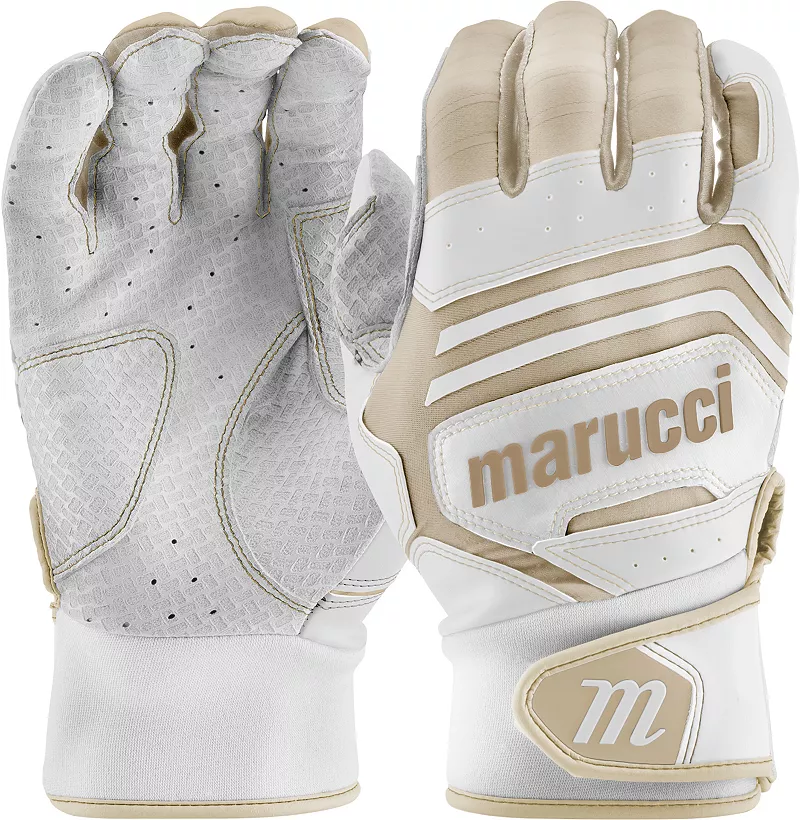 

Перчатки для ватина Marucci для взрослых Fuzn Pro, белый/коричневый