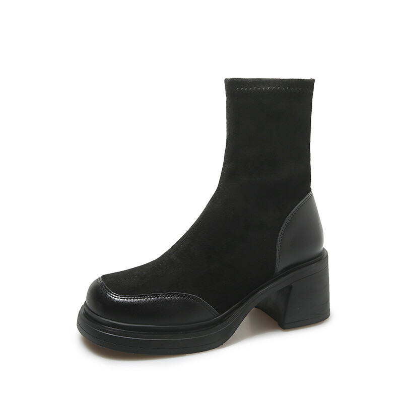 

Ботильоны женские Shuxi, цвет Black cotton