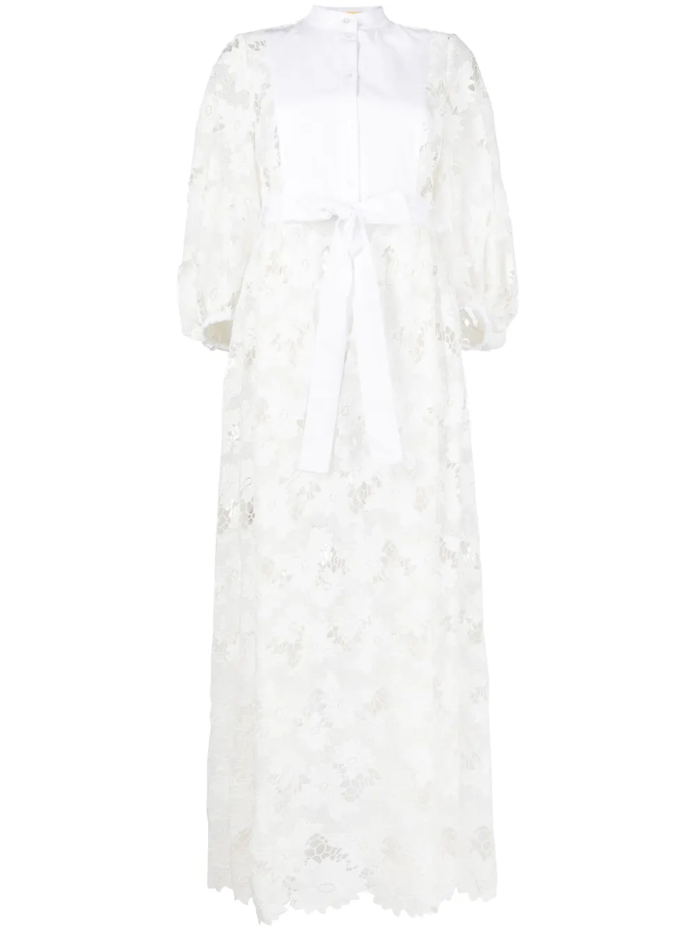 

Кружевное платье миди Nairne ERDEM, белый