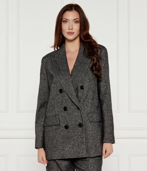 

Шерстяная куртка iames Oversize fit Max&Co., черный