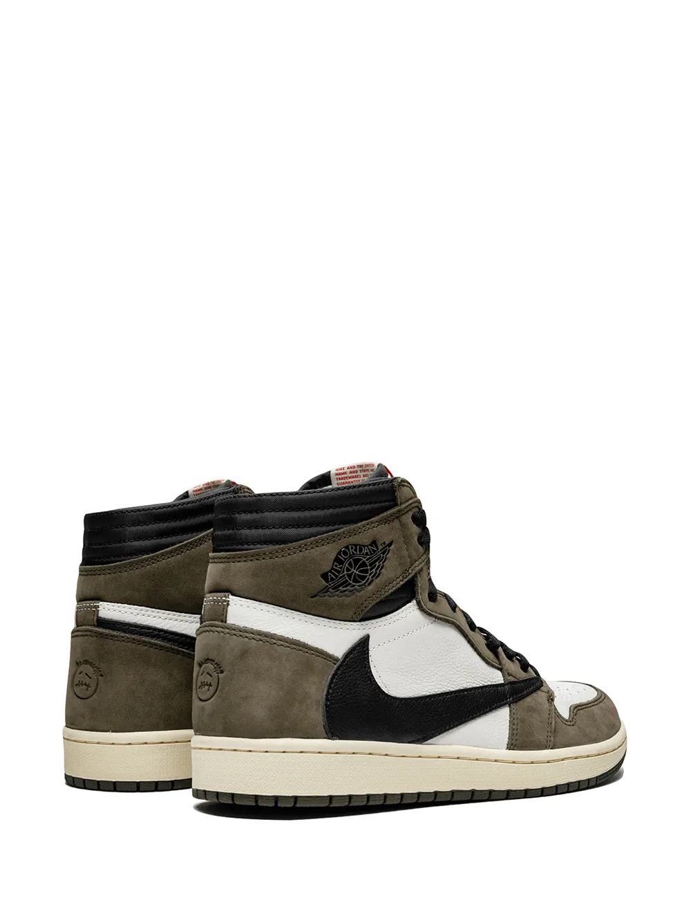 Кроссовки Air  1 High OG TS SP Travis Scott Jordan, коричневый — фото 3