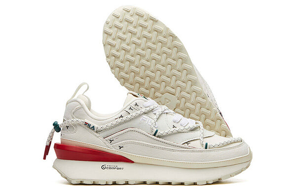 Кроссовки fila jogger dx xmas low chunky sneakers gs grey/red/green Fila Fusion, серый — фото 4