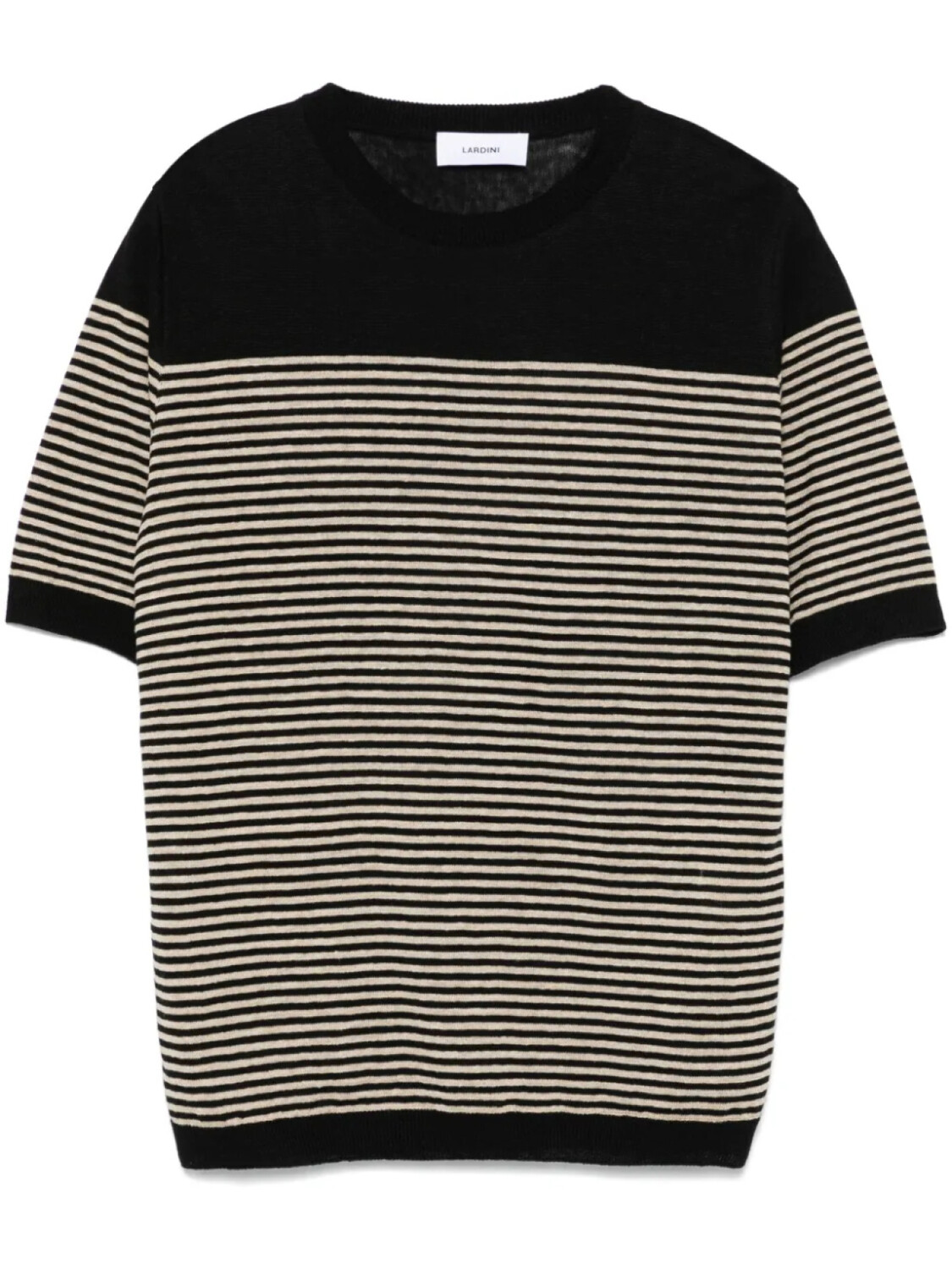 

Футболка Lardini из тонкой вязки, черный
