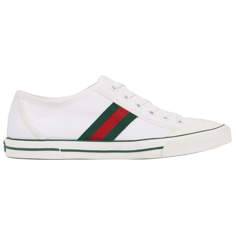 Теннис 1977 Low top Canvas Shoes мужские GUCCI, белый — фото 2